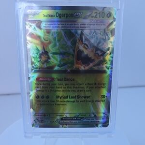 Teal Mask Ogerpon EX Pokémon Card